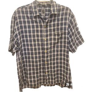 Men Guess Button Up Shirt Size M